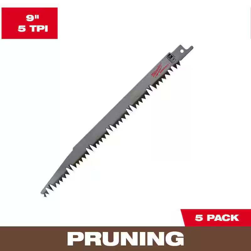 5 TPI Reciprocating Saw Blades 5-Pack S77512