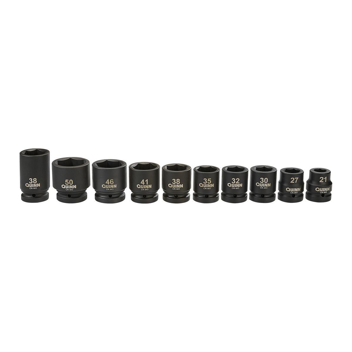 1 in. Drive Metric Impact Socket Set, 10-Piece S16777