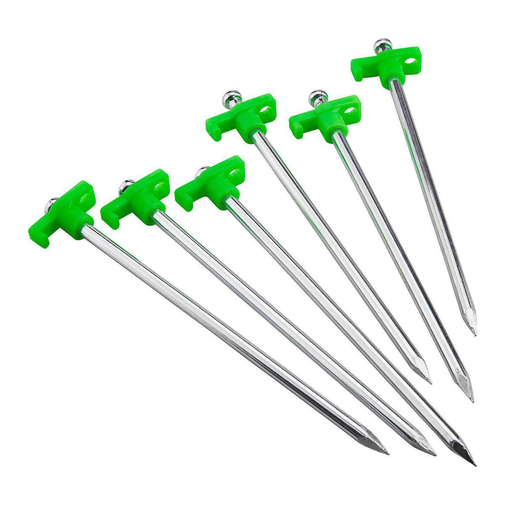 10 In. Steel Tent Stakes, 6-Pack U56894