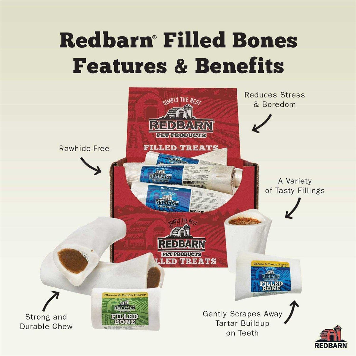 Natural Filled Bone Flavor Small Z45917