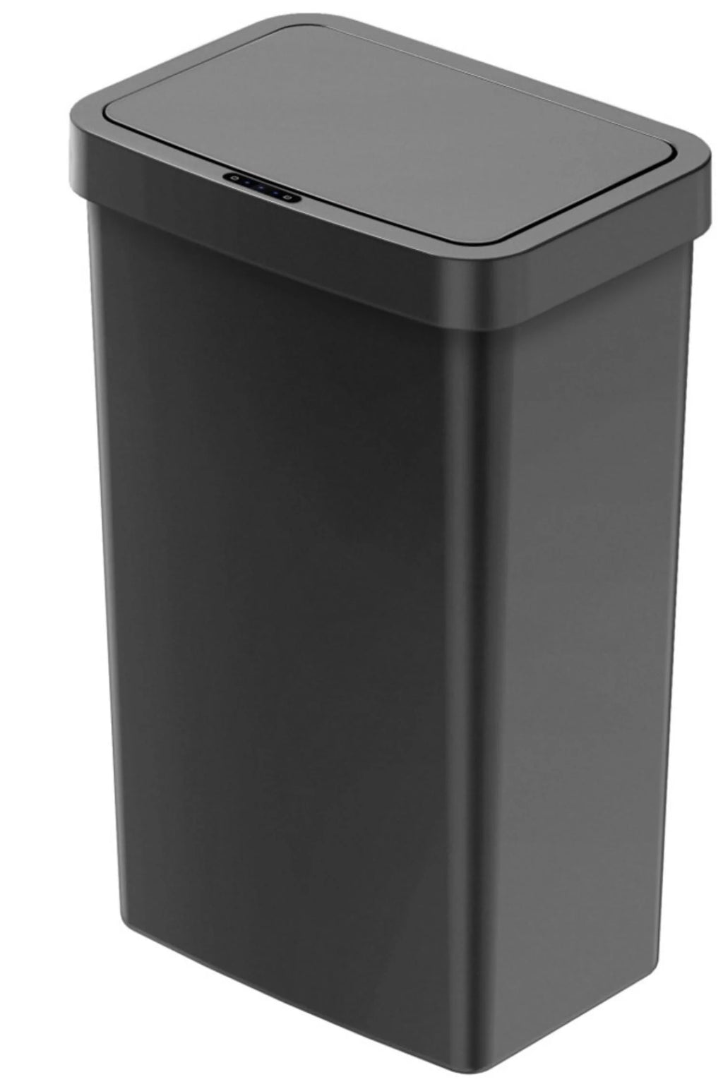 13.2 Gallon Black Motion Sensor Plastic Trash Can G35438