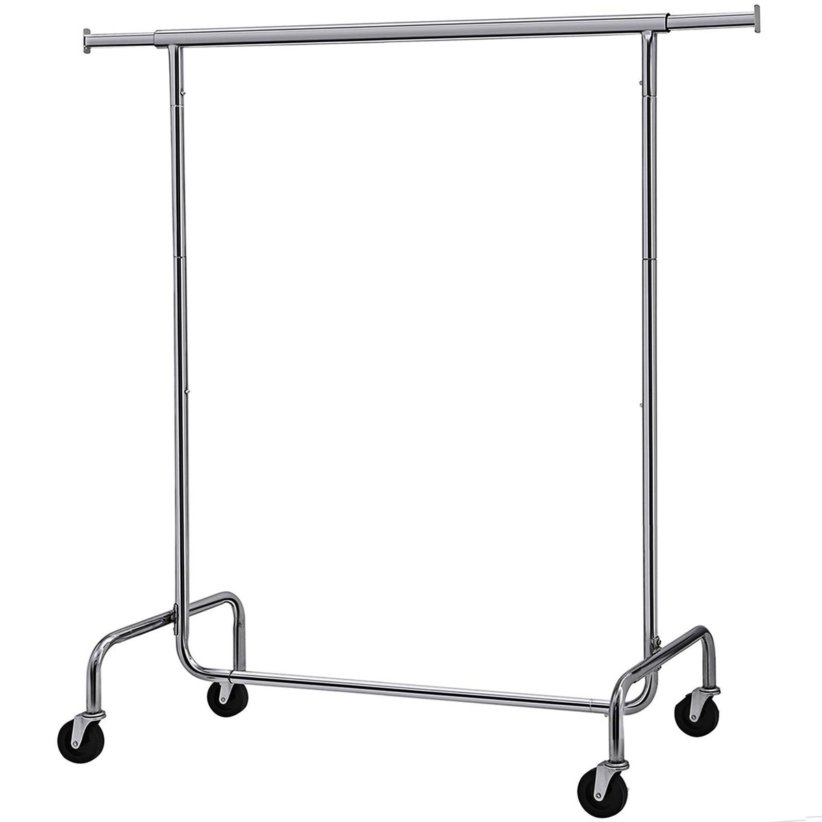 Heavy Duty Extendable Metal Clothing Rack on Wheels G57521