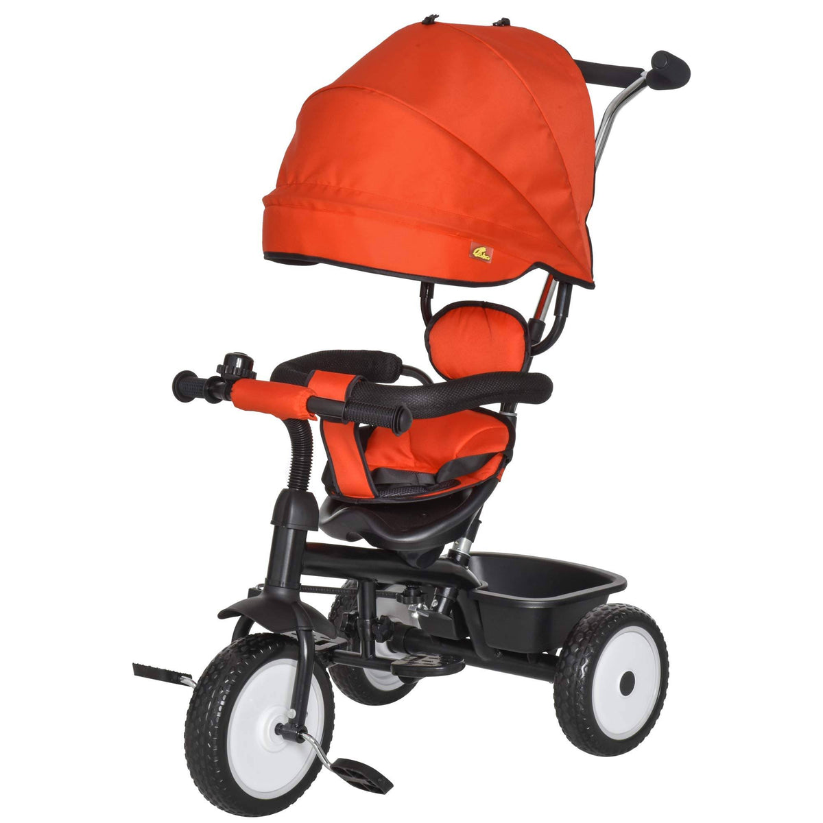 2 in 1 Baby Tricycle Stroller with Adjustable Canopy H598