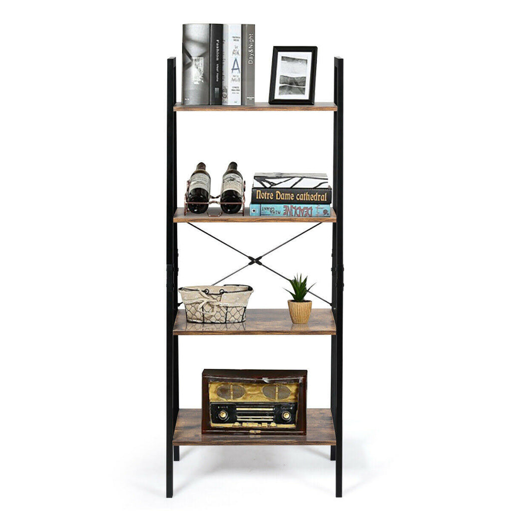 4-Tier Ladder Shelf Bookcase B242602