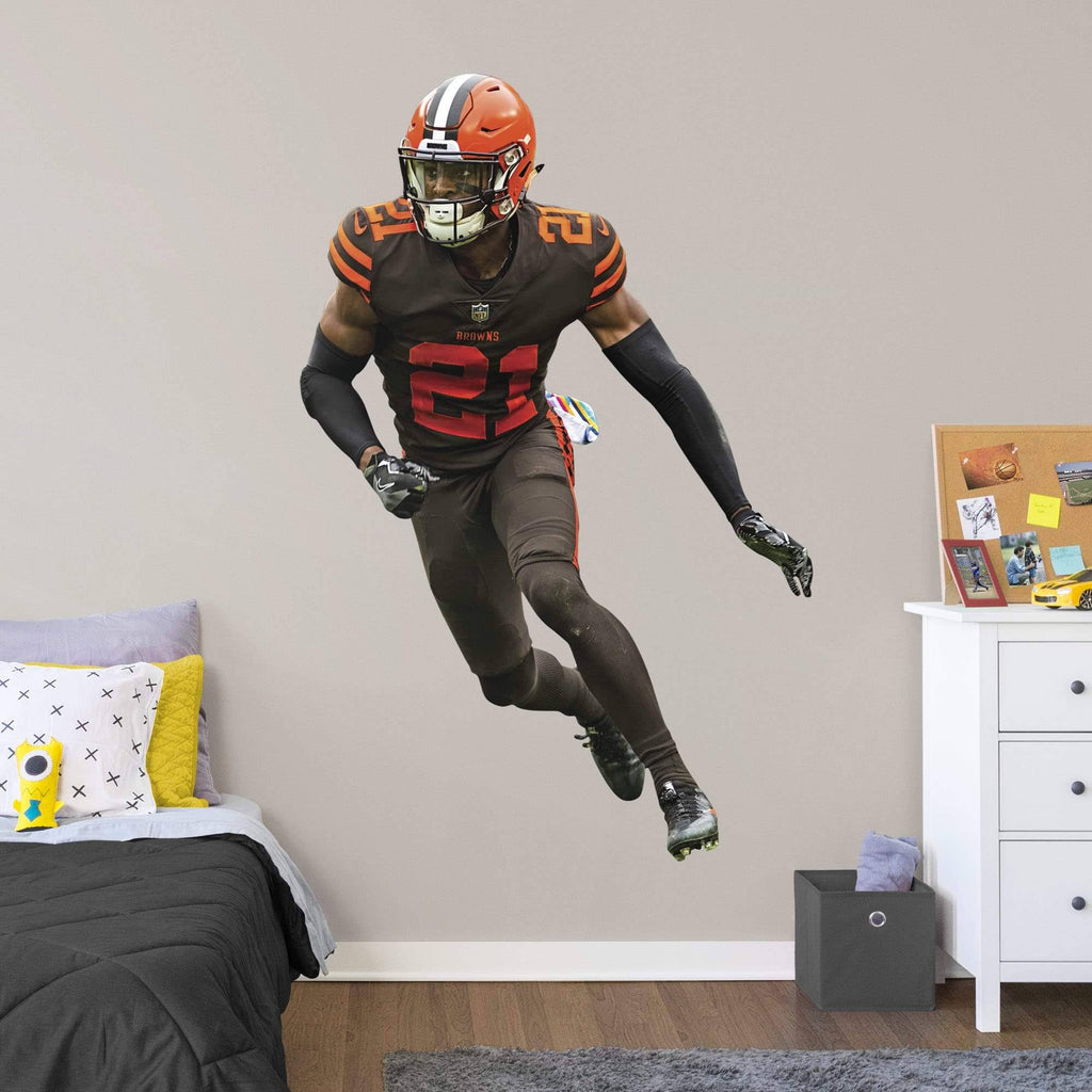 Officially Licensed NFL Removable Wall Decal Giant Athlete + 2 Wall Decals Z787665