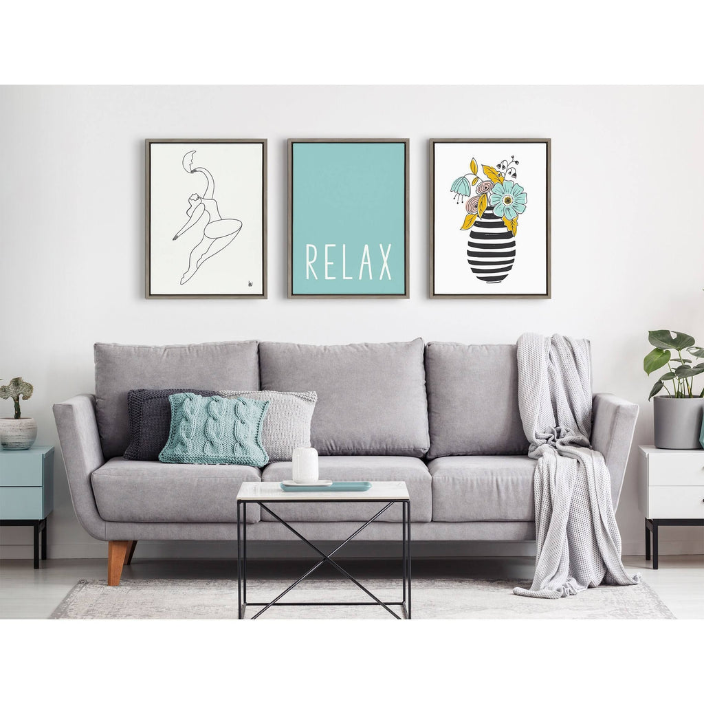 Framed Canvas 18x24 W3310