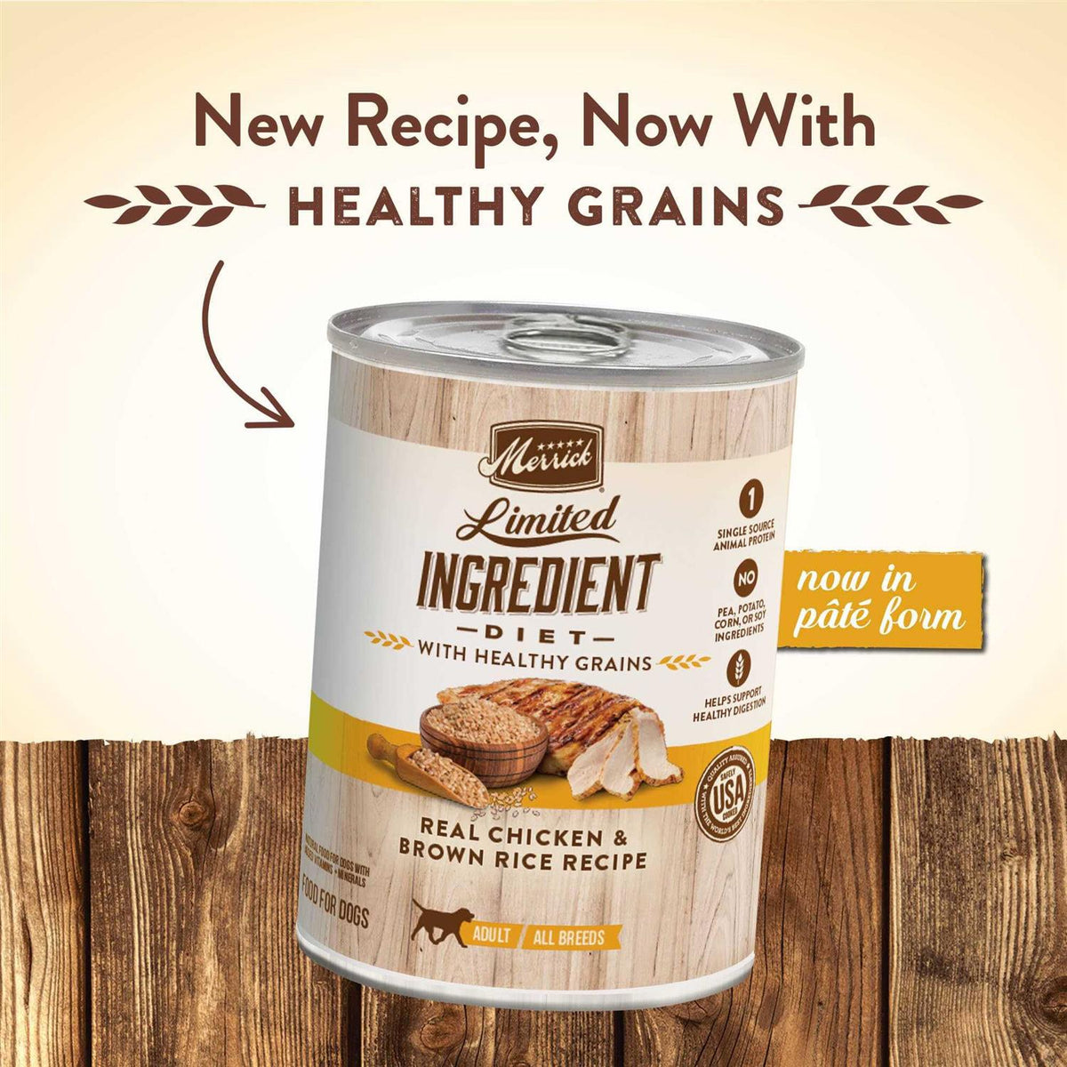 Chicken & Brown Rice Wet Dog Food Y409