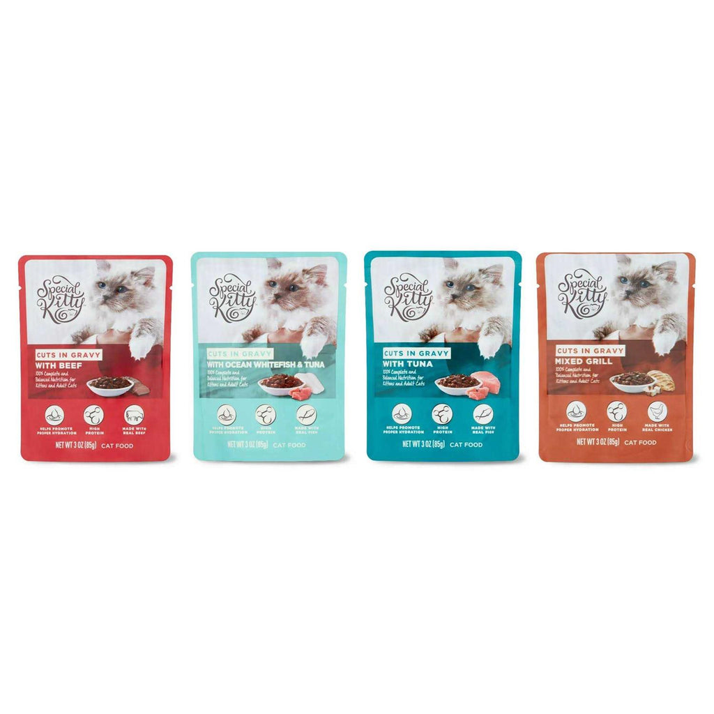 Cuts in Gravy Cat Food 3oz. Pouches H5087