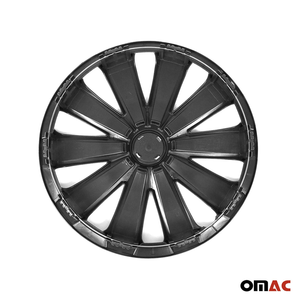 16 Wheel Covers Hubcaps 4Pcs Black W437190