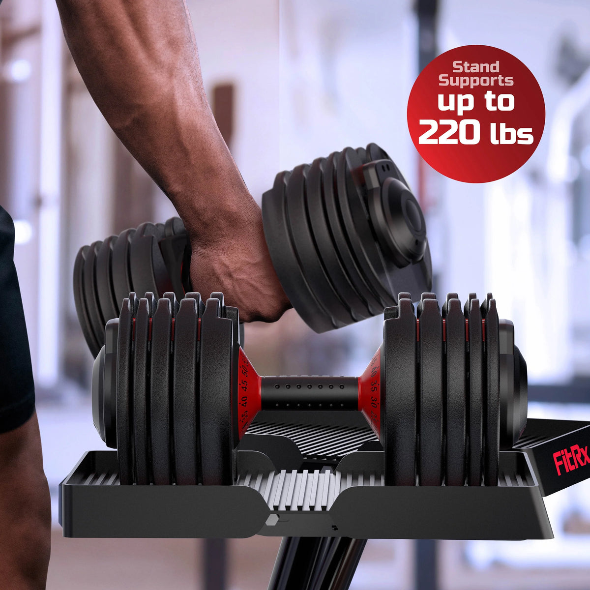 Adjustable Dumbbell 5-52.5 lbs Black M762821