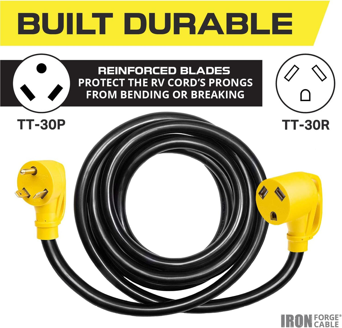 30 Amp 15 Ft RV Extension Cord X824017