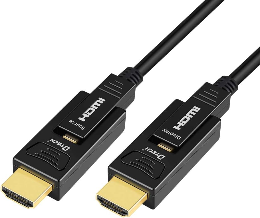 32 Feet Fiber Optic HDMI Cable 4K 60Hz 18Gbps Black 10 Meters Z904