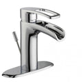 Bronze Single Hole Single-Handle Low-Arc Bathroom Faucet E8825