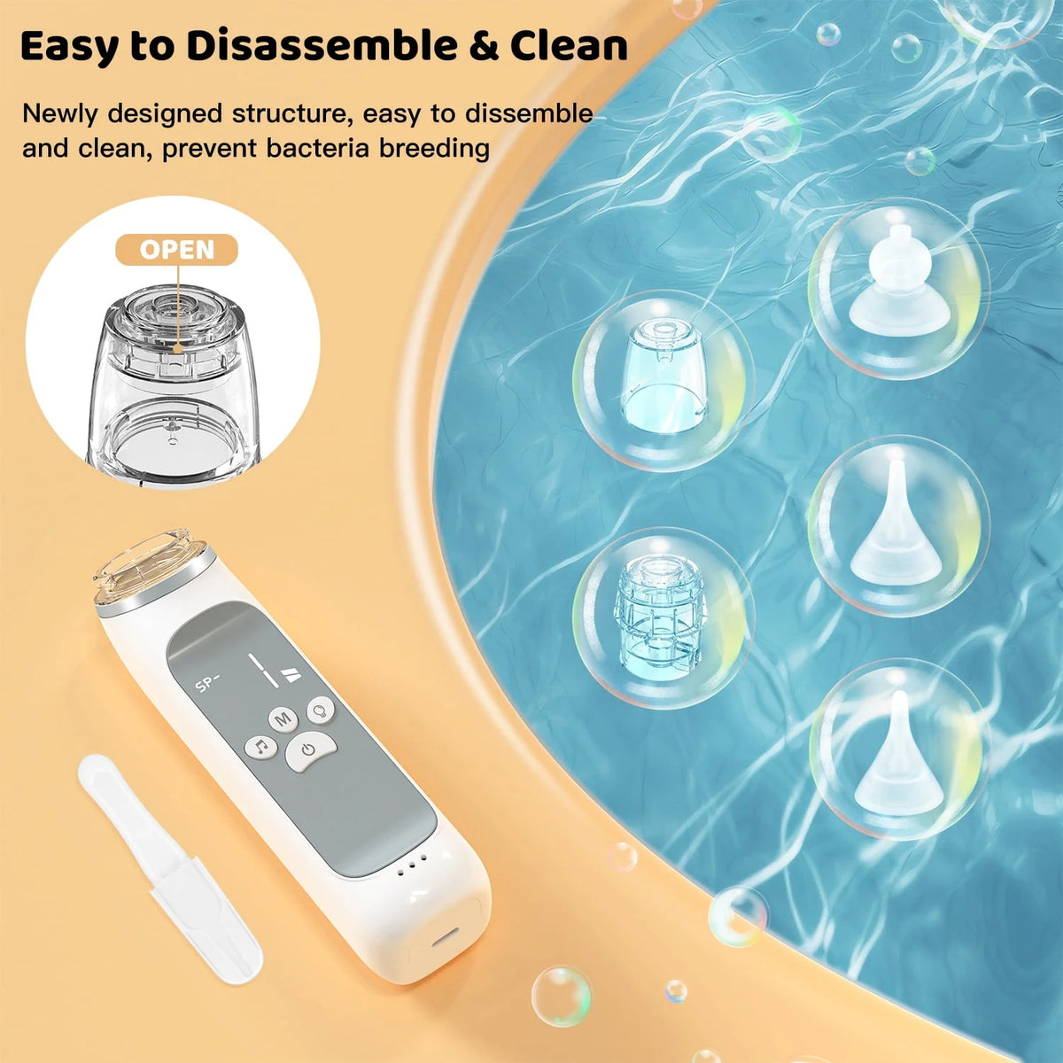 Baby Nasal Aspirator with 3 Suction Level R897