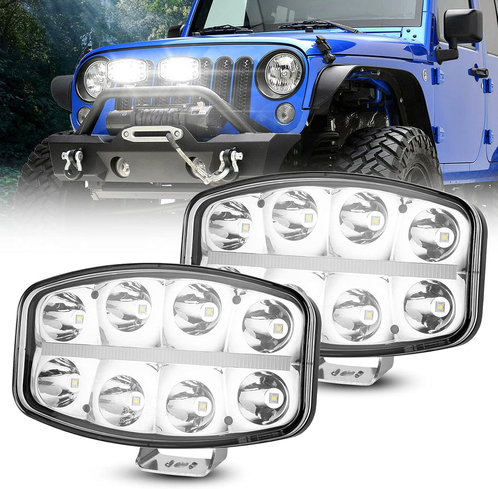 LED Work Light Driving Fog Light Off-Road Light LED Pods Flood & Spot Combo Beam G95911
