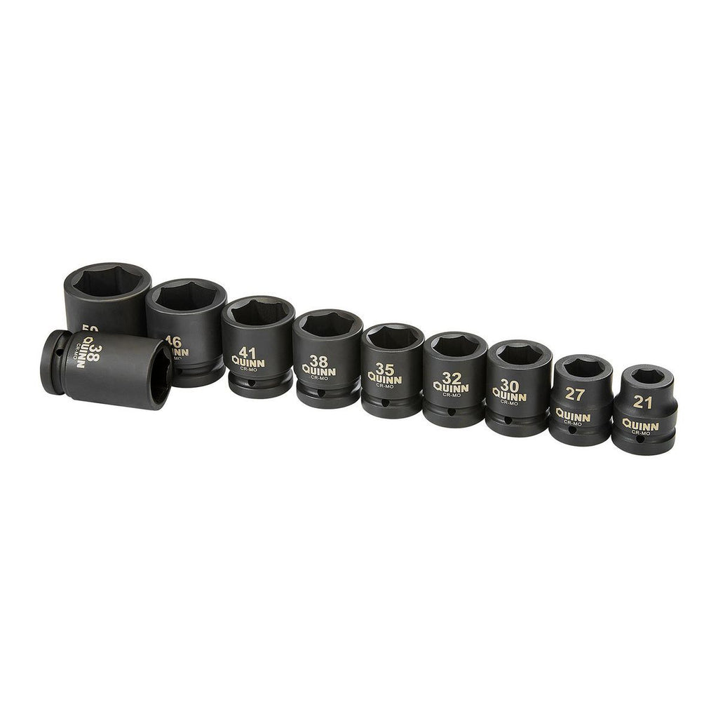 1 in. Drive Metric Impact Socket Set, 10-Piece S16777