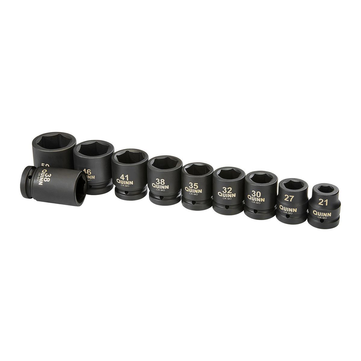 1 in. Drive Metric Impact Socket Set, 10-Piece S16777