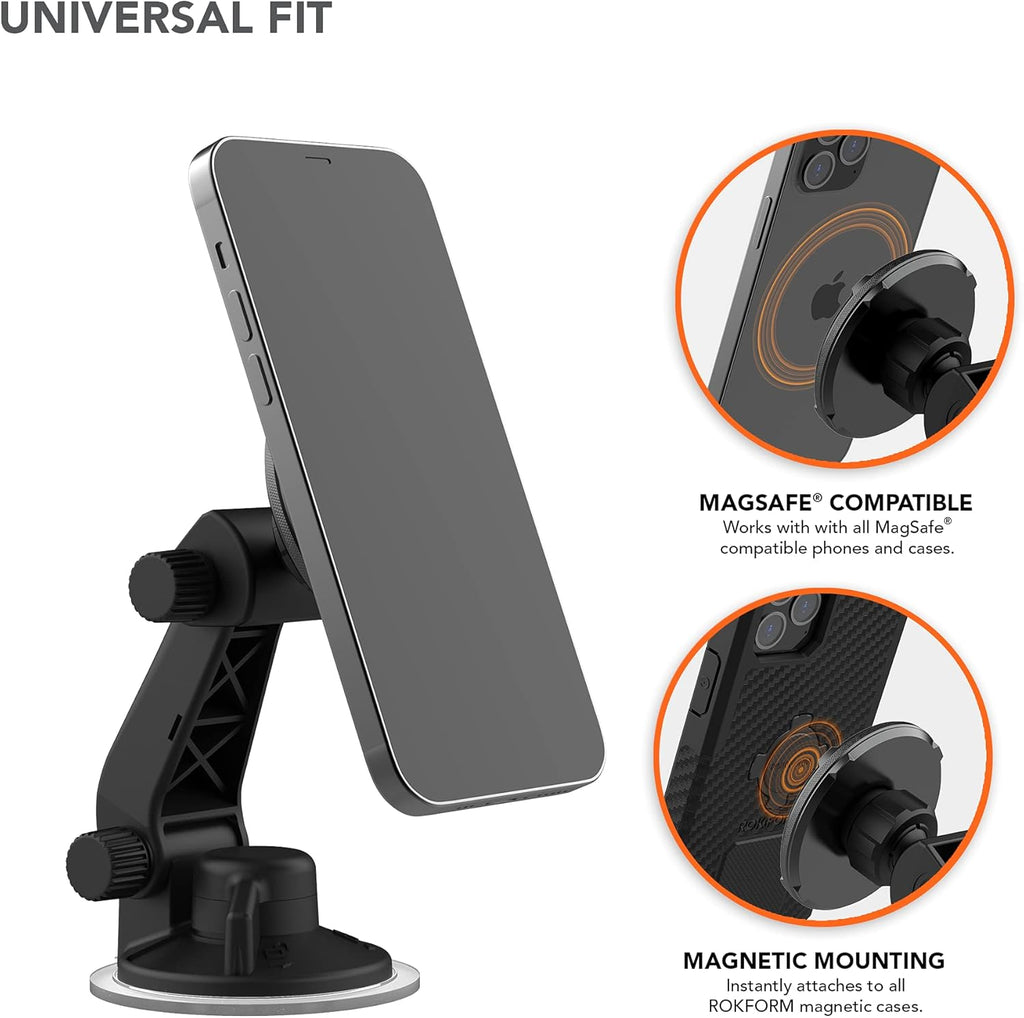 Adjustable Magnetic Windshield Phone Mount E59463