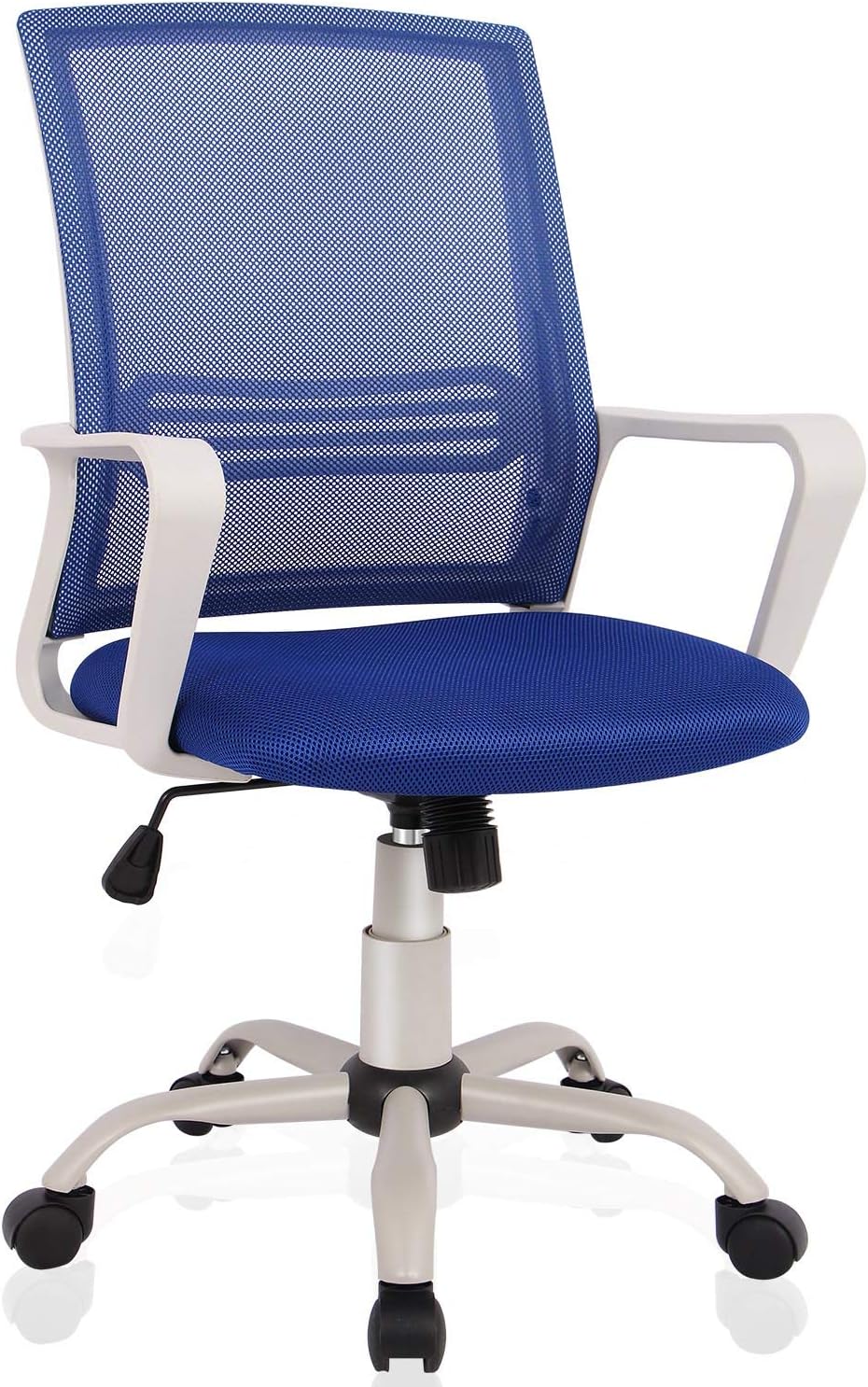 Armless Office Chair, Breathable Mesh, Low Back Support T381513