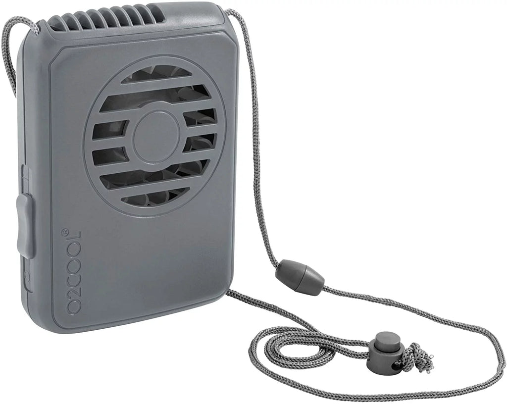 2 Rechargeable Portable Hands Free USB 3 Speed Necklace Fan I9375