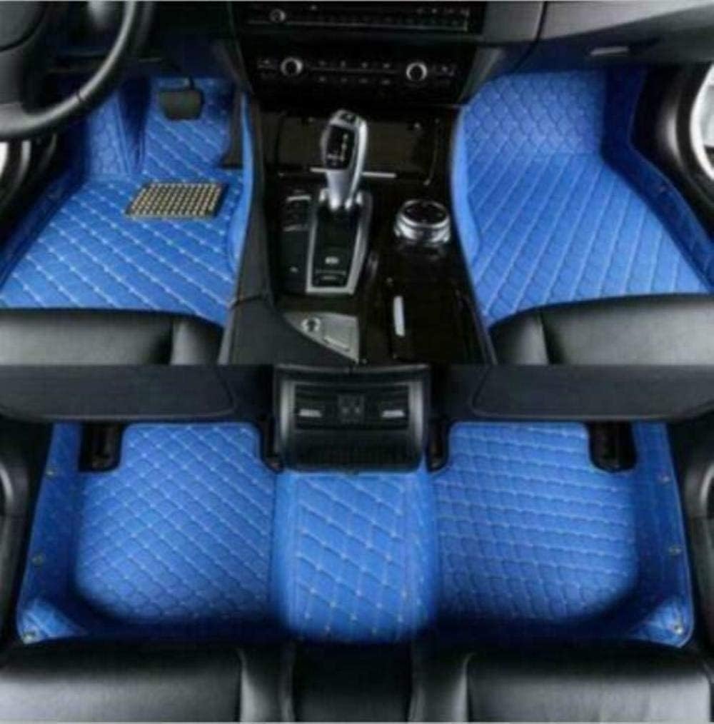 Dark Brown Leather Car Floor Mats I797230