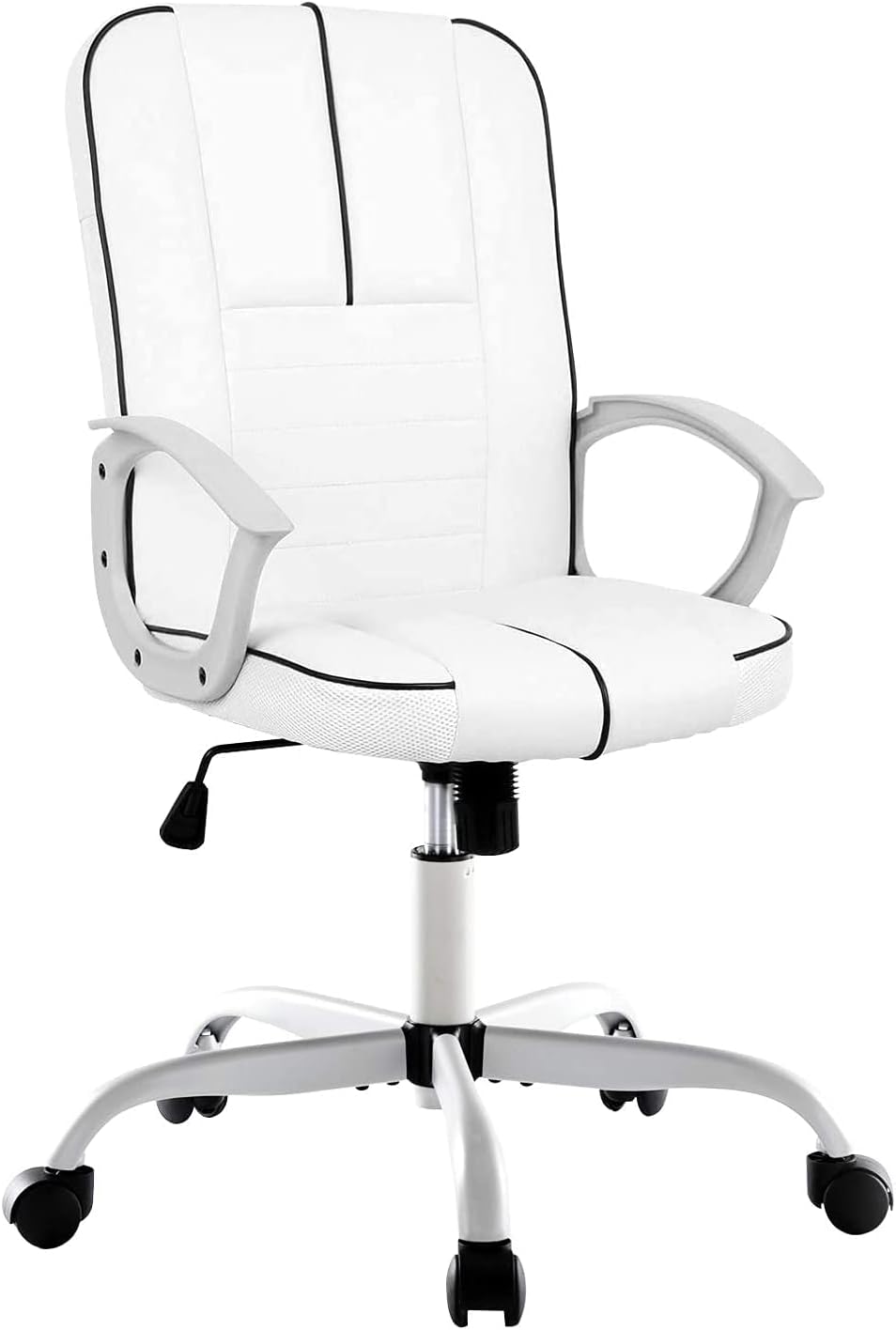 Armless Office Chair, Breathable Mesh, Low Back Support T381513