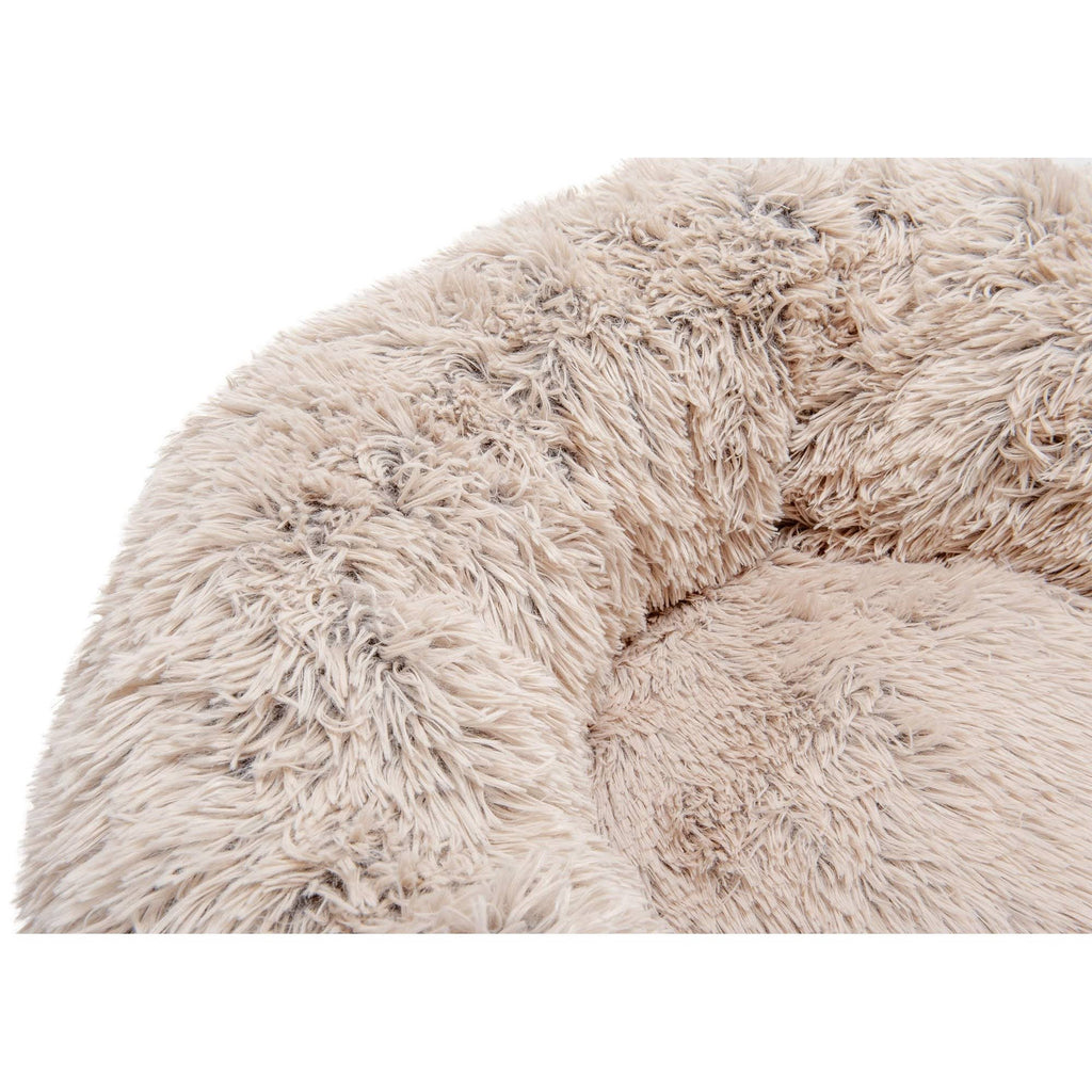 Long Fur Donut Dog Bed I9569