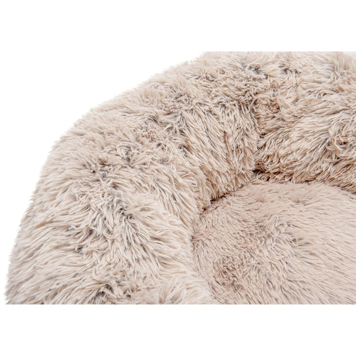 Long Fur Donut Dog Bed I9569