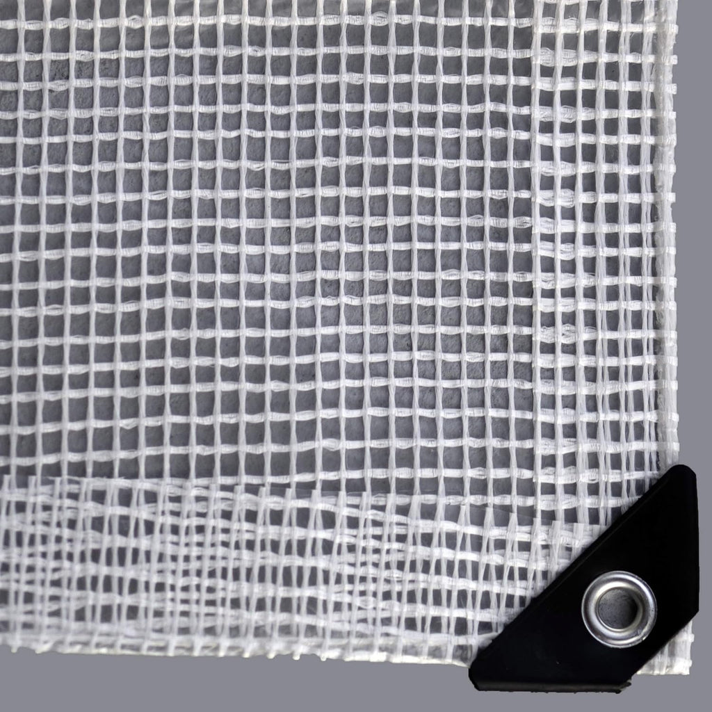 Clear 11 Mil Thick 12 by 24 Feet Tarp K8577
