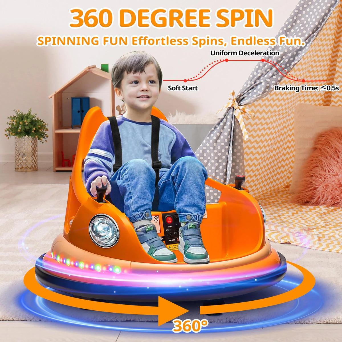 12V Battery Powered Bumper Car Ride on with Remote Control F267233