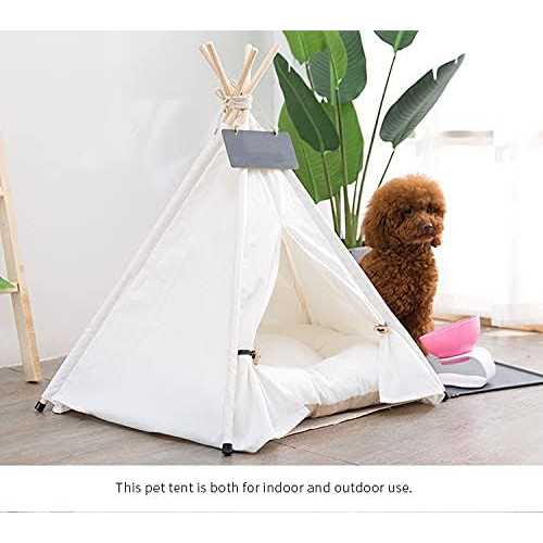 Pet Teepee Dog & Puppy Cat Bed with Thick Cushion X169390