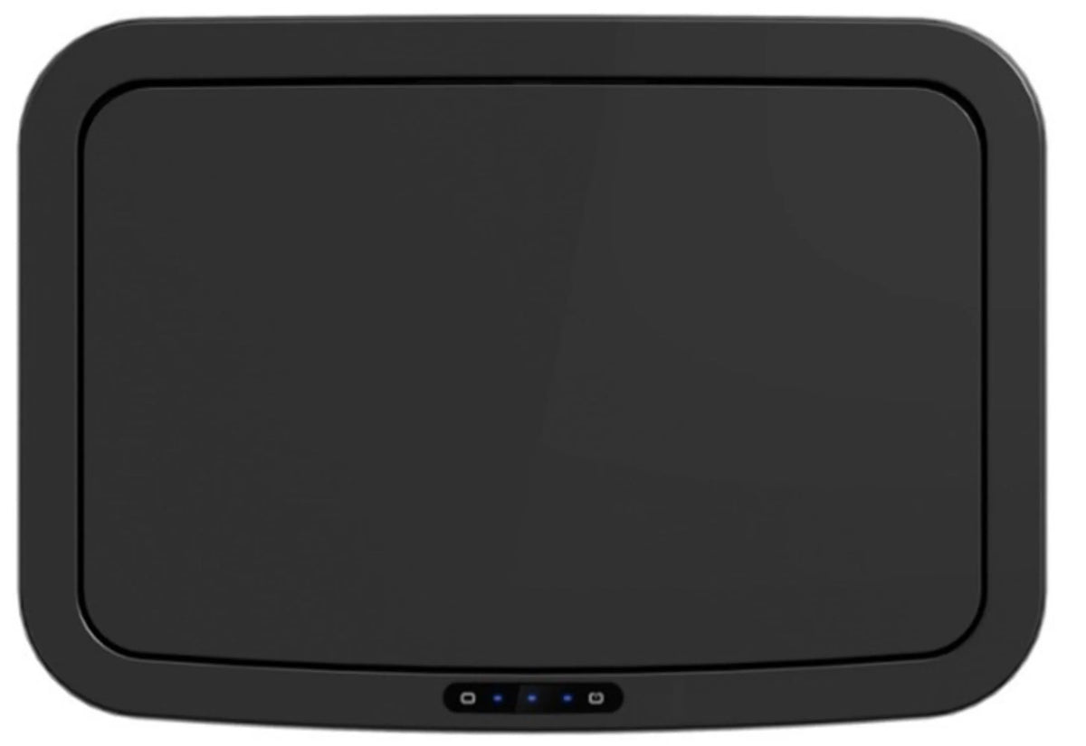 13.2 Gallon Black Motion Sensor Plastic Trash Can G35438