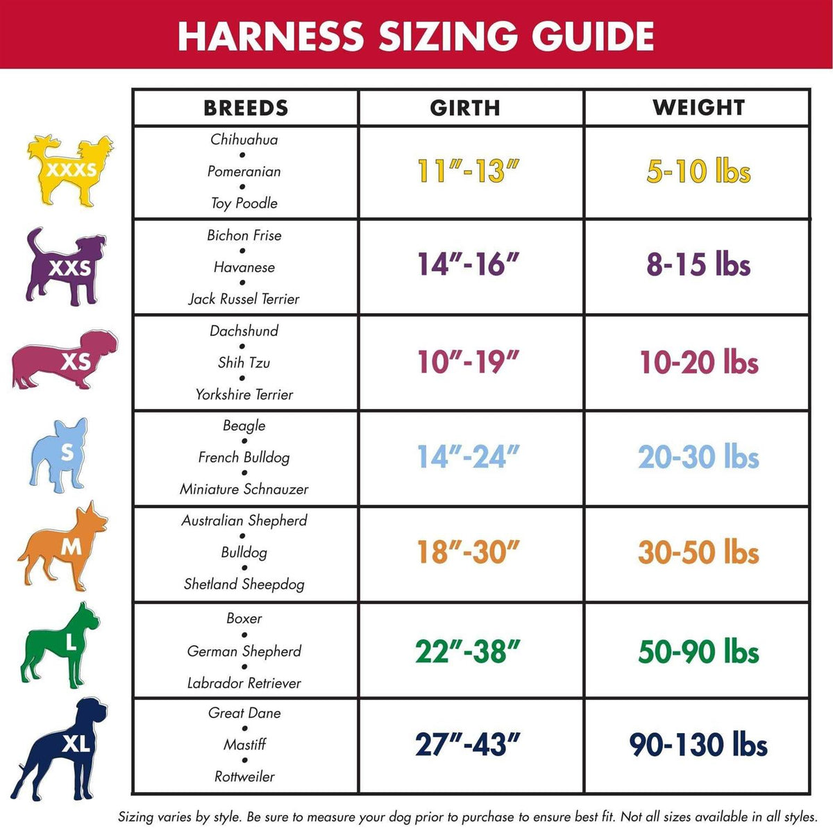 Adjustable Dog Harness T258405