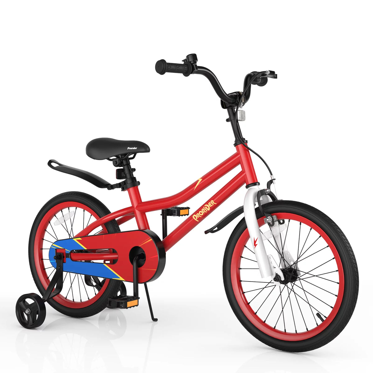 18 Kid's Bike with Training Wheels and Basket Y422686