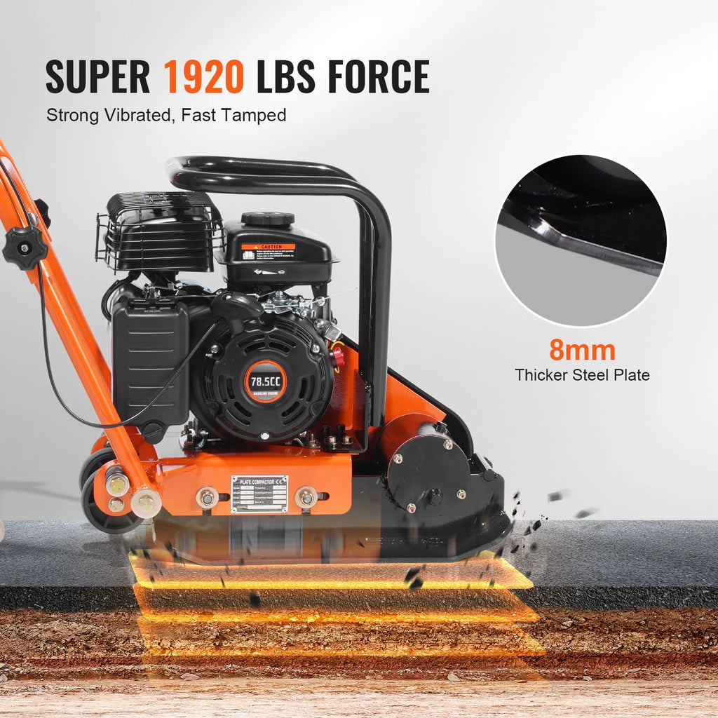 2.8 HP Walk-Behind Plate Compactor C2034