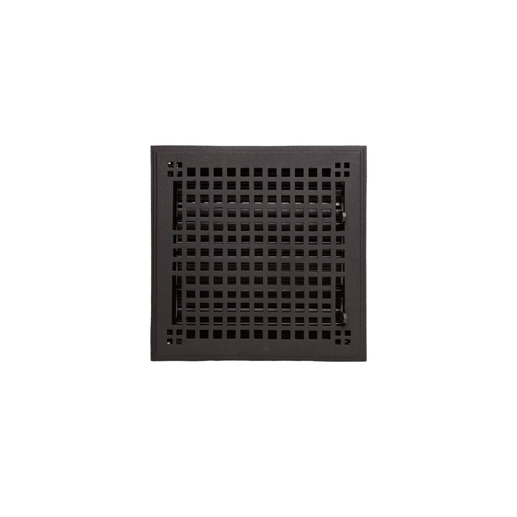 Cast Iron Wall Register Black Powder Coat Y8780