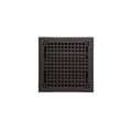 Cast Iron Wall Register Black Powder Coat Y8780
