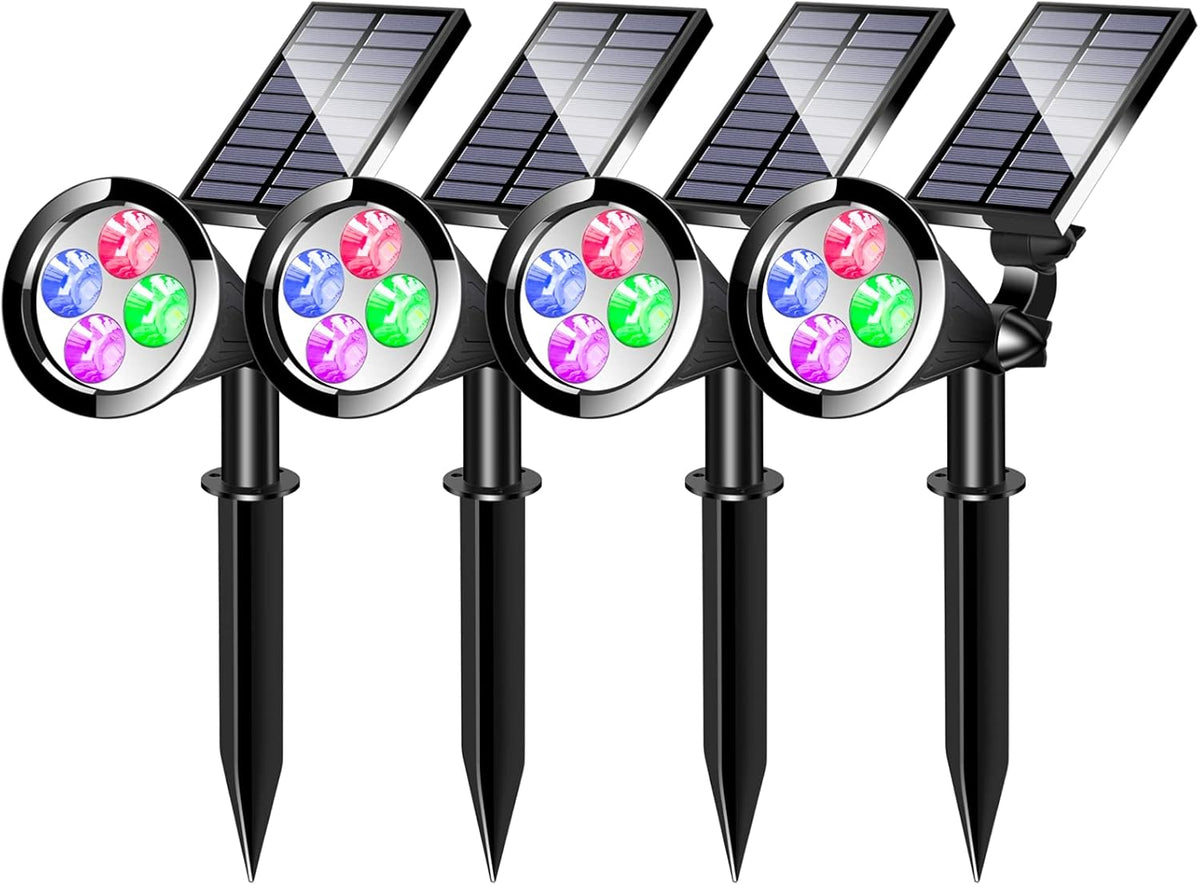 Solar Powered LED Garden Spotlights 4 PC S332