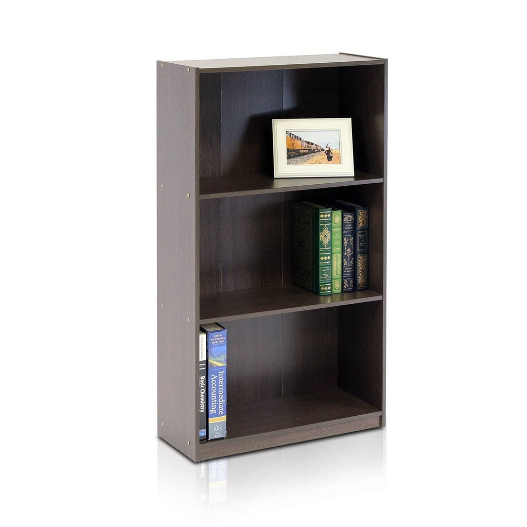 Brown 3-Shelf Bookcase F66523