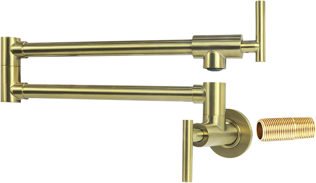 Black Brass Pot Filler Faucet A2295