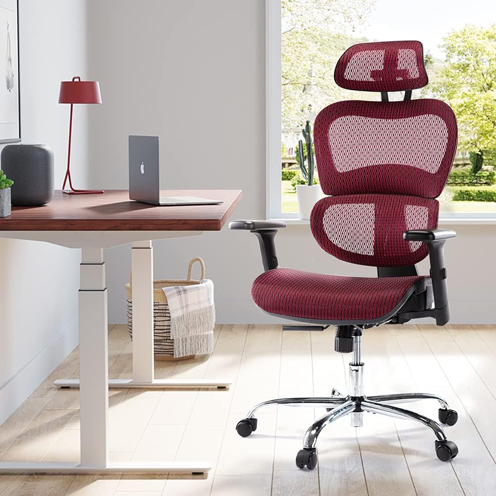 Armless Office Chair, Breathable Mesh, Low Back Support T381513
