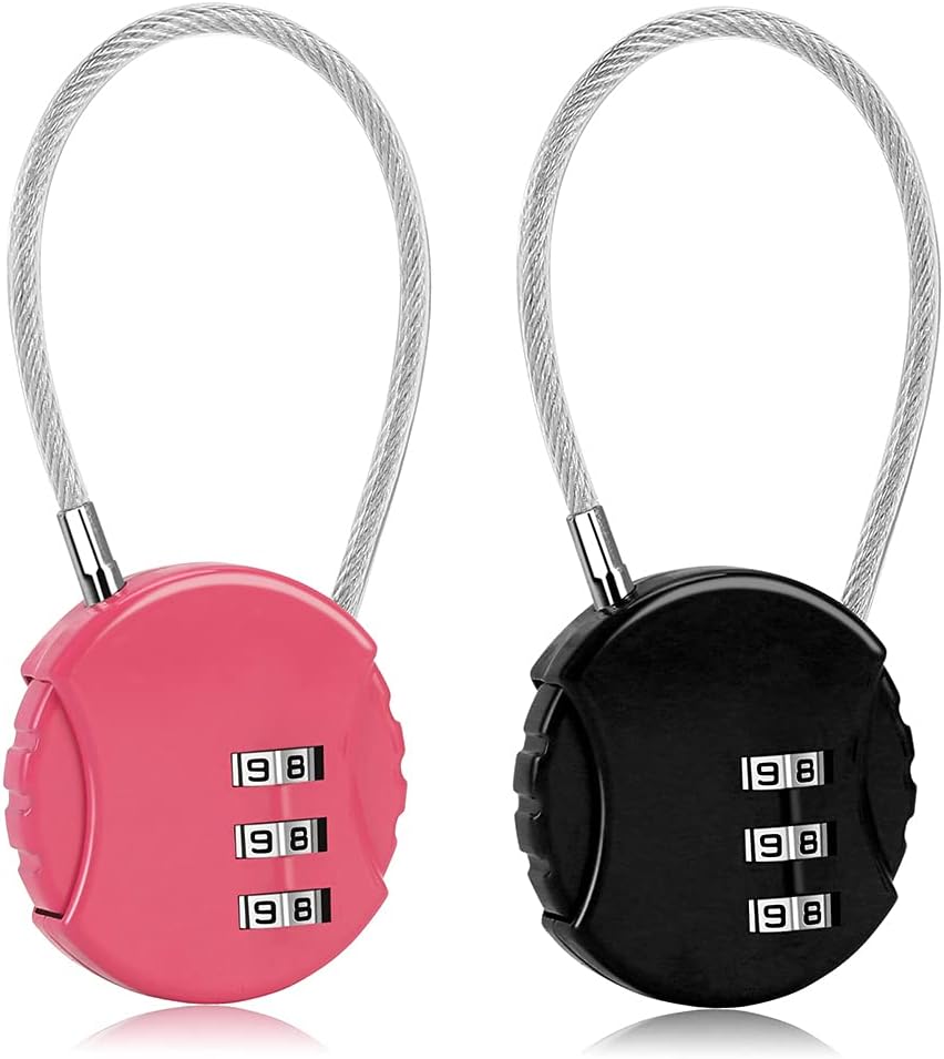 3 Digit Combination Lock Pack of 2 P4573