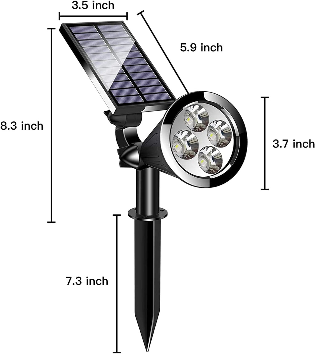 Solar Powered LED Garden Spotlights 4 PC S332