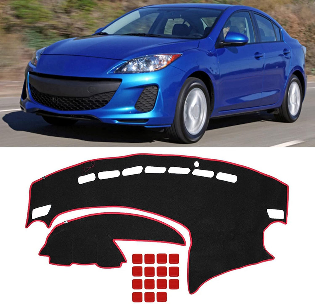Dashboard Cover Dash Mat Center Console Protector for Mazda 3 T5695