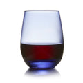 Blue 15.25-ounce Stemless Glasses Set of 12 V7682
