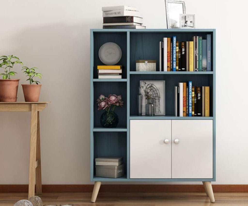 Blue Storage Sideboard with 2 Doors N4498