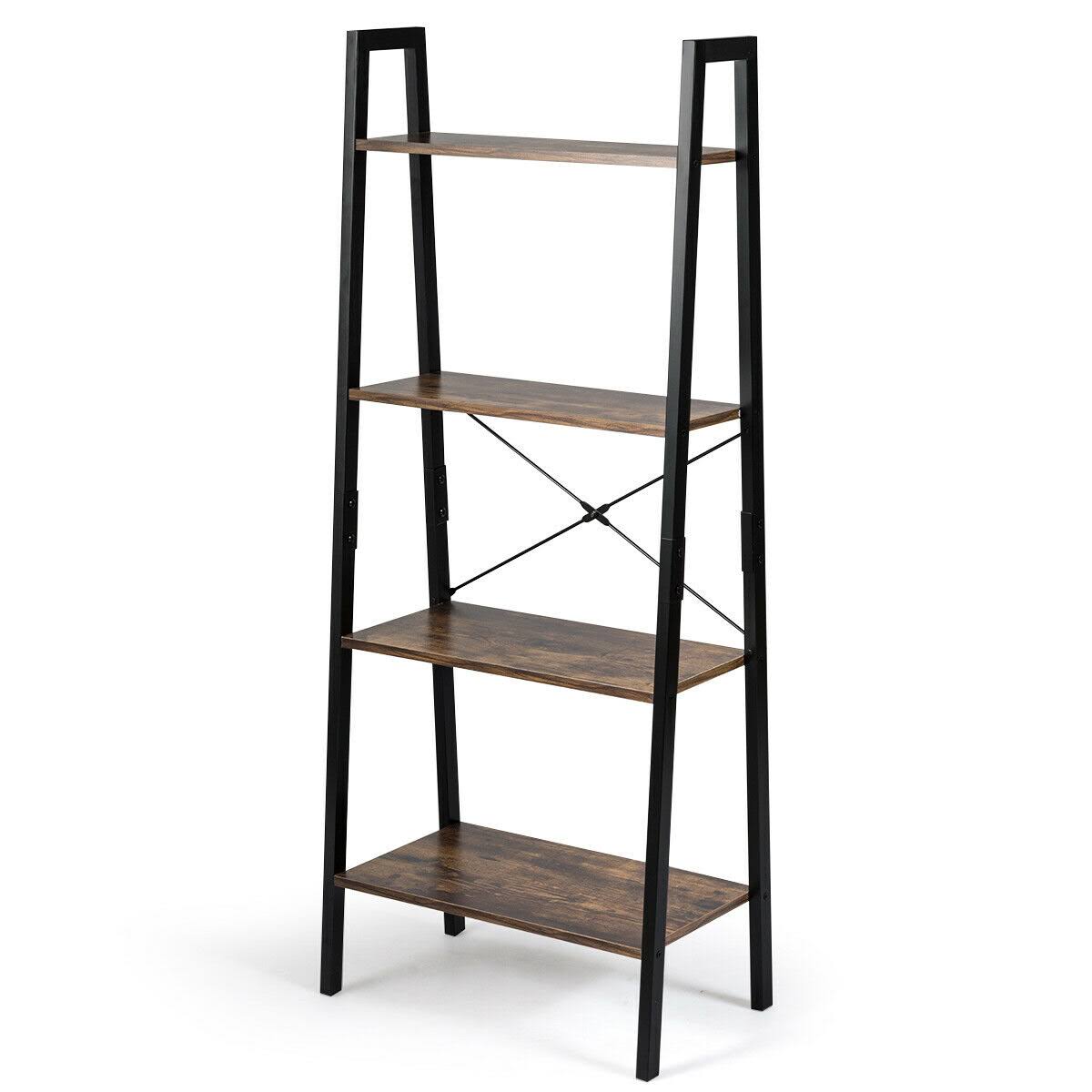4-Tier Ladder Shelf Bookcase B242602
