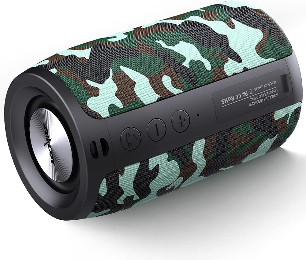 Portable Bluetooth Speaker, Mini Wireless Speaker Waterproof IPX5, Black P959454