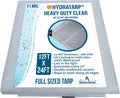 Clear 11 Mil Thick 12 by 24 Feet Tarp K8577