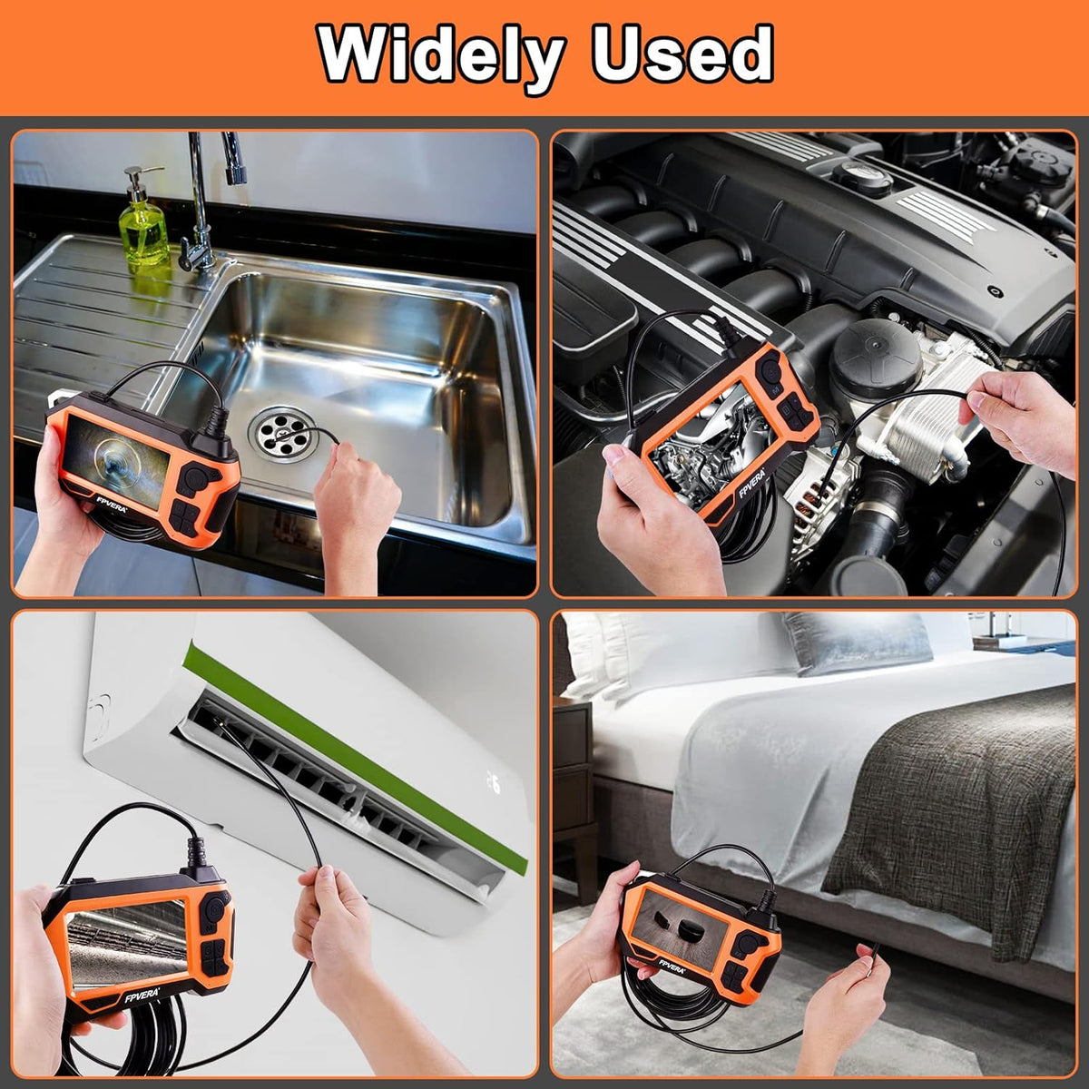 1080P Dual Lens IP68 Waterproof Inspection Camera B5378